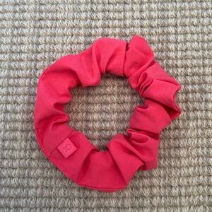 Lululemon pink scrunchie